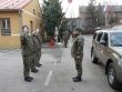 Návšteva veliteľa 2.mb u Michalovských delostrelcov